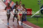 Jo Pavey (England) leads the womens 5000 metres at the Commonwealth Games, Glasgow. Photo: David T. Hewitson/Sports for All Pics